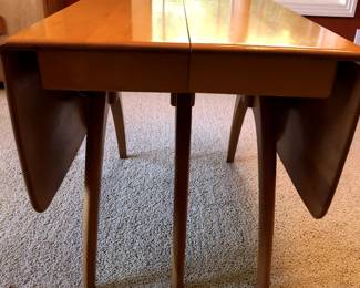 Three-pedestal drop-leaf Table (and chairs)  $4,500 for the set, table, two leaves, 5 side chairs, and one armchair  (2 of 14)
