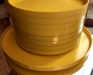 Massismo Vignelli by Heller Melamine Plates $10 per  Large Serving Platter  $35
