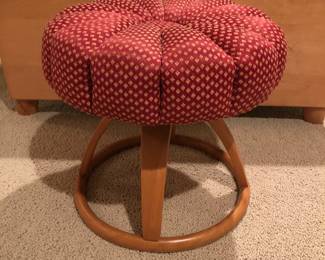 Vintage Heywood Wakefield Pouffe  $525
