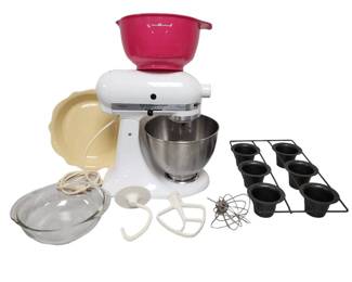 Kitchen Aid Mixer With Attachments More