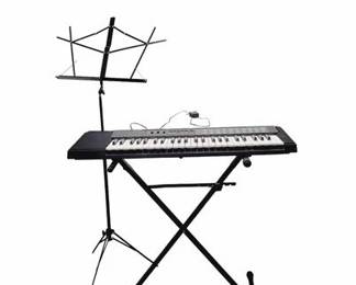 Music Keyboard Concertmate  670 100 Sounds 100 Rhythms  Music Sheet Stand