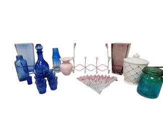 Pink Blue Home Decor