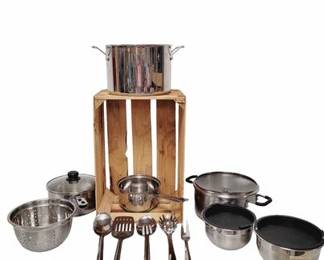 Stainless Steal Pots Pans , Cooking Utensils , Bowls