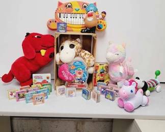 Toy Lot Mickey Mouse Club House ,Winnie The Pooh , Play School , Clifford , Leap Frog and more