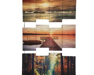 Three Scenic Pictures Backgrounds