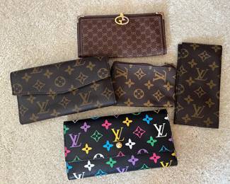 Faux designer wallets