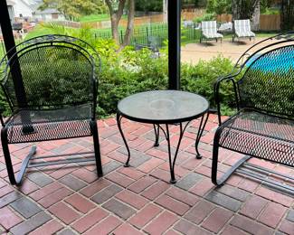 Outdoor wrought iron