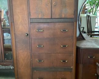 Early antique wardrobe 