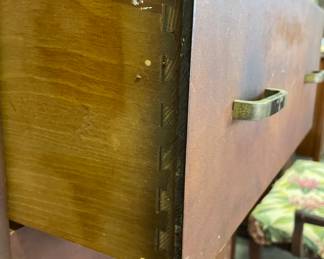 Dovetail construction and deco style handles