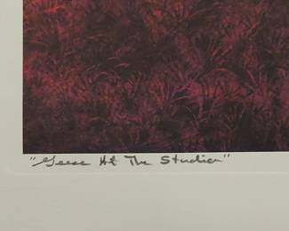 "Geese at the Studio"