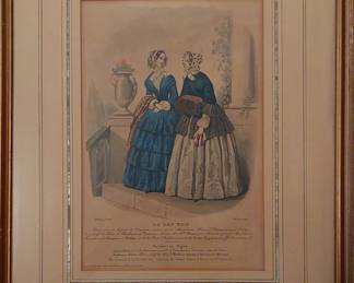 French Fashion Print