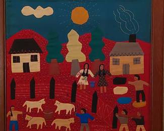 Signed Esperanza Munoz Folk Art
