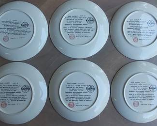 Knowles china collector plates