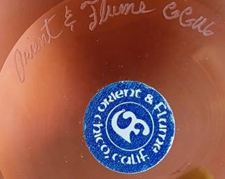 Orient & Flume art glass paperweight