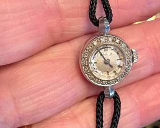 Round Bulova ladies wrist watch