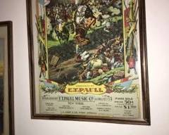 authentic sheet music "Napoleon's Last Charge" by ET Paul 1911. Beautiful Lithograph. Framed