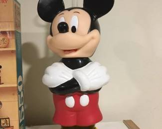 vintage Disney Big Mickey Mouse Sipping 