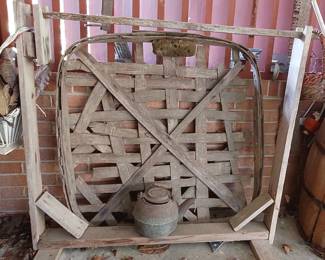 Primitive tobacco basket