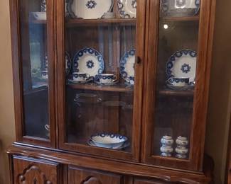 China Cabinet with ornate detail