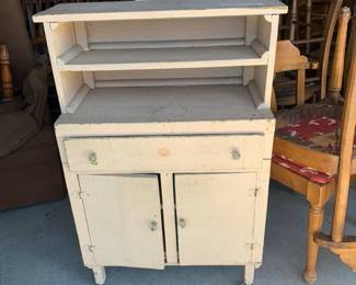 Adorable rustic children's play cabinet