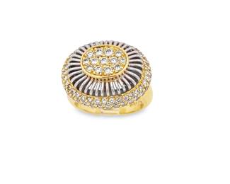 18K Michael B ring Ballerina collection