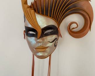 Michael Taylor handmade leather mask 