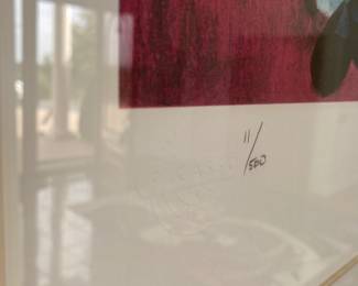 Pablo Picasso-11/500 signed/stamped lithograph 