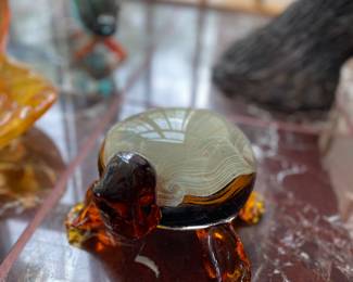 Turtle art glass 
