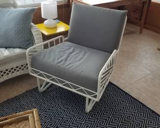 Contemporary chair with cushion