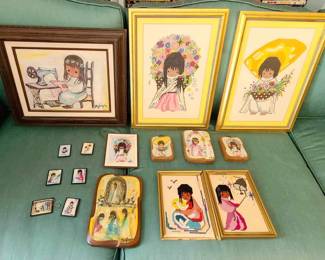 MCM Ted De Grazia artwork