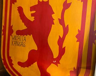 Vintage brass rubbing supplies