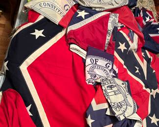 All different sizes and shapes of Georgia flags!