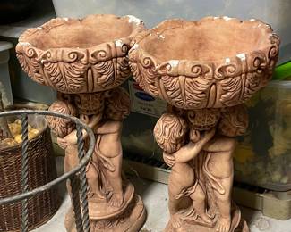 Terra-cotta urns