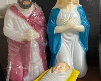 Nativity blow molds