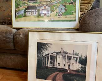 Mary George Poss print, Greg Kinsey ((1989) print of The Charm House