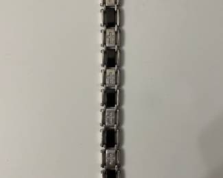 Stainless steel cross bracelet 