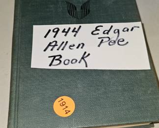 1944 EDGAR ALLEN POE BOOK