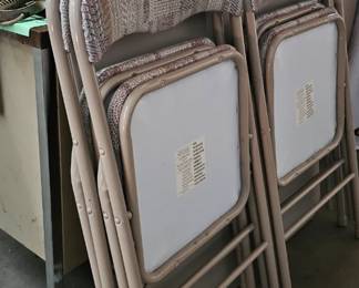 CARD TABLE AND FOUR CHAIRS