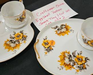 CRAFTSMAN CHINA EGGSHELL PATTERN