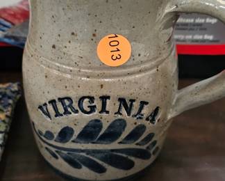 VIRGINIA POTTERY PITCHER
