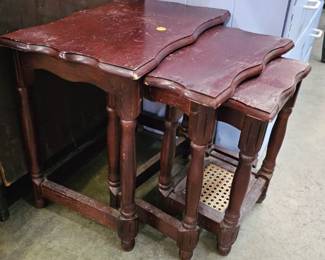 THREE NESTING TABLES