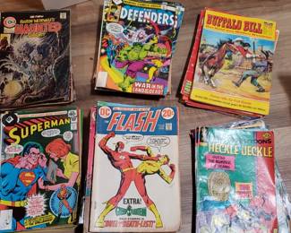 DC, Marvel,  Classics Illustrated, Charlton and German Language  Comics 