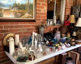 From pottery to pressed glass...from wood to ceramics.  WE GOT IT!