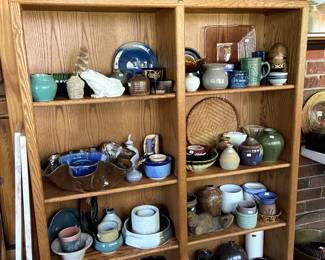 POTTERY AND COLORED GLASS!