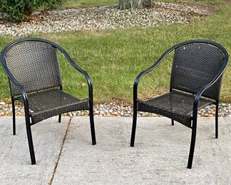 Pair of outdoor chairs excellent condition
