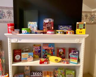 Games, TV, Bookcase