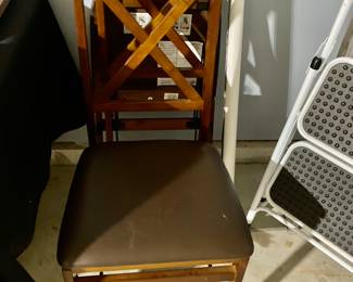 Folding chair set of 2