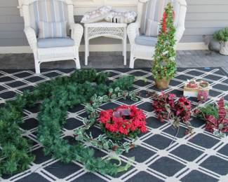 Holiday decor for mantle