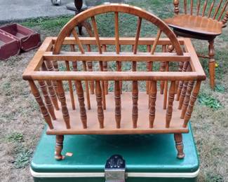 magazine rack, cooler