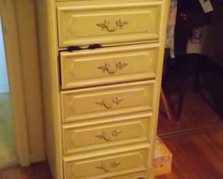 has matching night stand.  small items left in house, sorry.